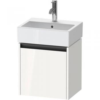 Meuble Ketho.2 Duravit, 43,4x33,8x44cm, 1 Porte, Blanc Brillant, Charnières Gauche