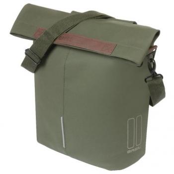 Moss Green Basil City 14‑16 L Unisex Pannier