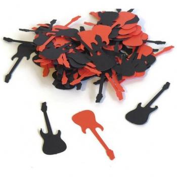 C37 Confetti Guitarra – Decoración Musical 100 Pcs