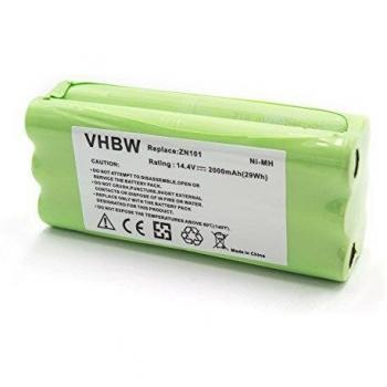 Batterie vhbw NiMH 2000mAh (14.4V) pour Robot aspirateur Home Cleaner Dirt Devil Puck M610
