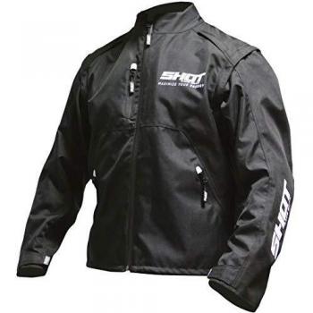 Veste Enduro Shot Race Contact Noir-Blanc