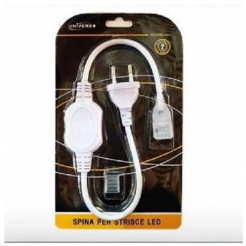 Presa Accensione per Strisce LED 9,5mm S-220v-95