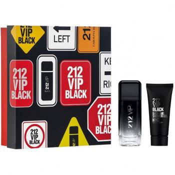 Kit Corporativo 212 VIP Black: Perfume + Gel Ducha – 100 ml cada uno