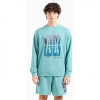 Armani Exchange Green Modal Pullover