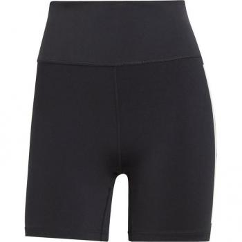 Adidas DailyRun Damen Short Leggings 5 3 Streifen Schwarz-Weiß L
