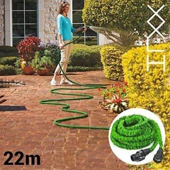 AquaStream 22 m – Manguera Húmeda con Pistola Riego Ultra‑Fácil