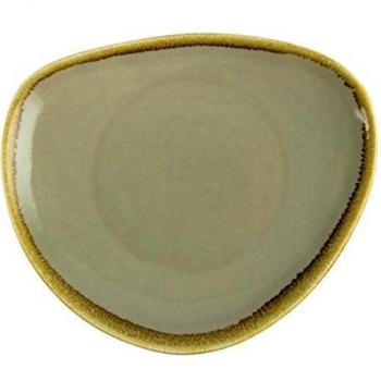Olympia Kiln GP473 Green Triangular Plate, 230 mm