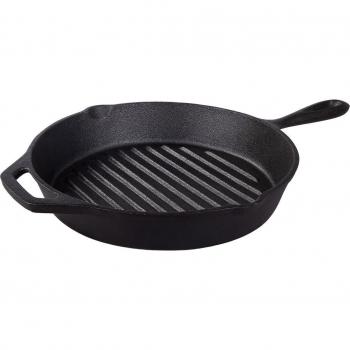 Gusseisen Grillpfanne 26 cm vorgebrannt