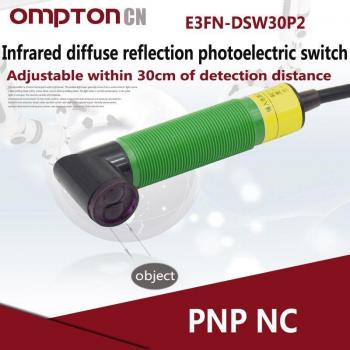 E3FN-DSW30P2 PNP NC Diffuse Reflection Sensor