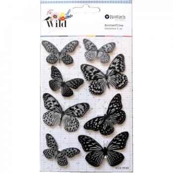 Decoraciones de Vellón con Mariposas para Proyectos DIY