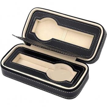 Caja de Almacenamiento de Relojes de Cuero PU para Hombre y Mujer con 2/4/8 Ranuras