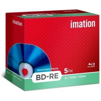 Pack de 5 BD-RE Imation 25 Go