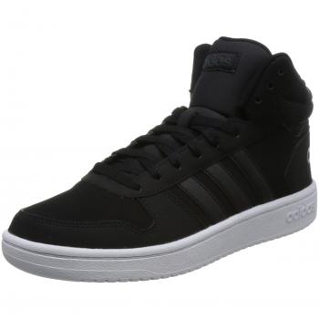 Adidas Vs Hoops Mid 2.0 Core Black/Carbon Mens Basketball Shoes – UK 7.5