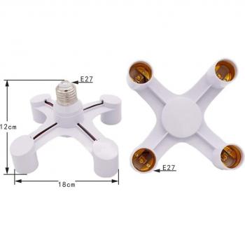 Adaptateur Base E27 Séparateur de Prise