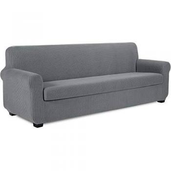 Housse de canapé tricotée 4 places TIANSHU