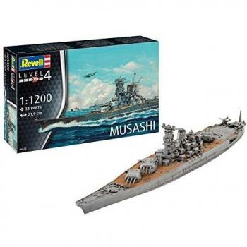 Kit di Modello Nave Musashi 1:1200