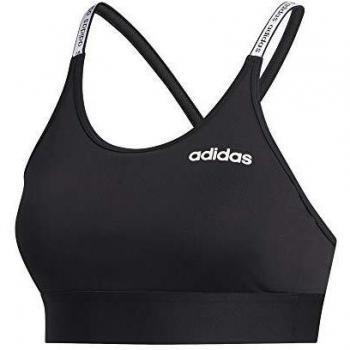 Sportlicher BH für Damen: Adidas W D2m MM BT in Schwarz/Weiß, XS