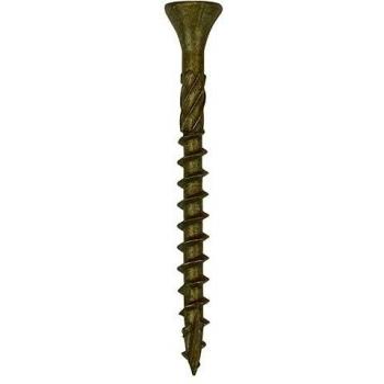 Timco Deck Screws, C2 Taper, Green Coating, 4.5 x 50 mm, Box of 250