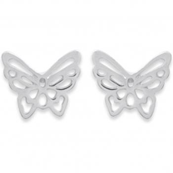 Silberne Ohrringe 'Filigran Schmetterling'