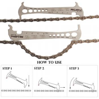 Risk 3 In 1 Chain Measuring Tool for Cycling