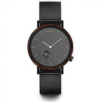 Vernon Signature: Dark Walnut Stainless Steel Watch