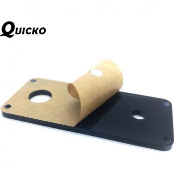 Panneau Transparent Acrylique Noir pour Station de Soudage Numérique, Régulateur de Température, Boîtier Aolly 87x37mm