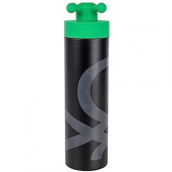 Benetton Thermoskanne Grün Schwarz