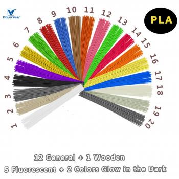 Filamento para Pluma 3D – VICTORSTAR 20 Colores, 200 Metros