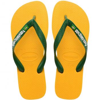 Havaianas amarillas Brasil Logo