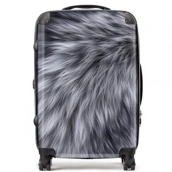 WRT Silver Fox Fur-Print Carry‑On (Medium)