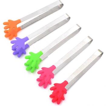 Small Palm Silicone Food Holders – 4 or 5 Pieces