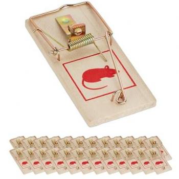 Lot de 25 Pièges à Rats Relaxdays Boisson Naturelle