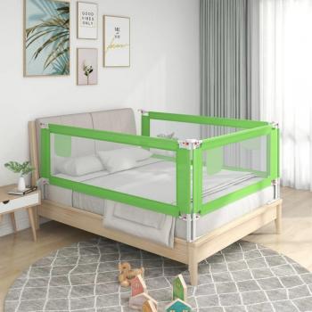 Cama de seguridad para niños tela verde 160x25 cm