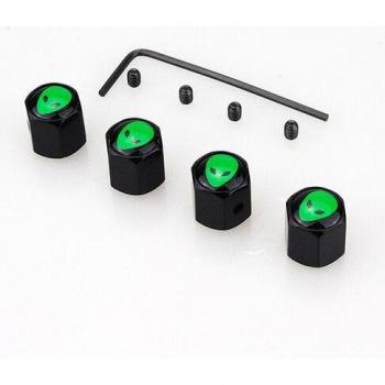 4 x Anti-Theft Tire Valve Stem Caps
