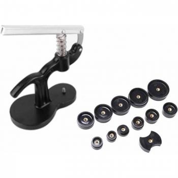Watch Back Case Press Tool with 12 Dies Set (18MM