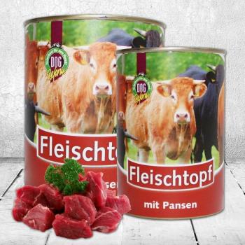 DOGREFORM Premium Nassfutter 6 × 410 g – Pansen ohne Geruch