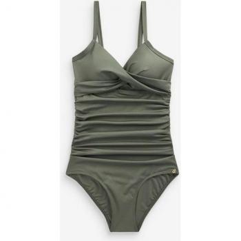 Khaki Green Tummy-Tightening Swimsuit