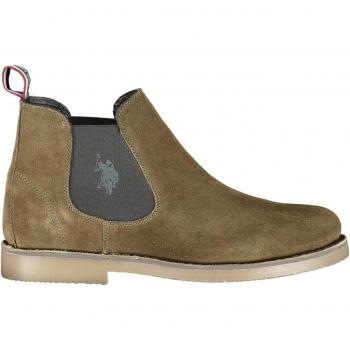 U.S. Polo Assn. Men's Green Chelsea Boots