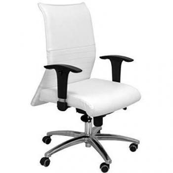 207SSPBL Sillón Albacete confidente similpiel blanco PIQUERAS Y CRESPO
