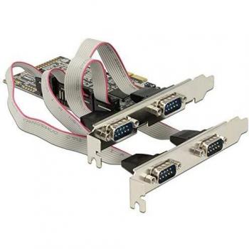 Delock Delock PCI Express Karte 4 x Seriell (low profile)