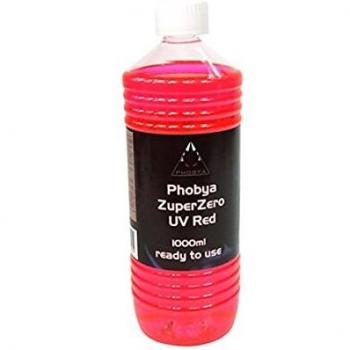 Phobya ZuperZero UV Red 1 L Kühlwasser‑Additiv