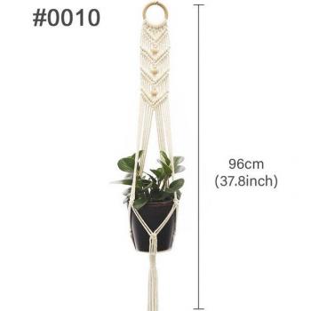 Hamac de jardin en macramé pour pot