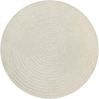 Tapis en laine crème tufté main 180 cm