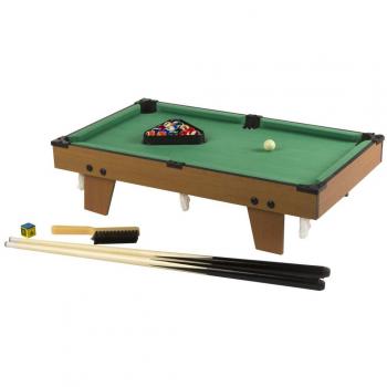 CB Games Kid-Friendly Wooden Billiards 62×36 cm Multi-Color