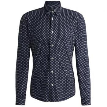 Herrenfreizeithemd Regular Fit Roan – Marine, L