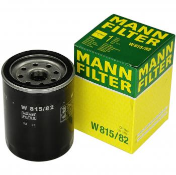 Mann Filter W81582 Ölfilter – 1‑Stück-Set mit Schraubdeckel