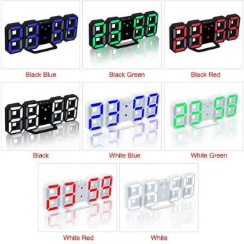 Reloj digital decorativo 3D