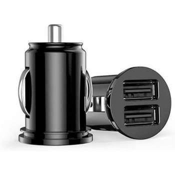 2-Port USB Car Charger with LED Display for iPhone, Samsung, Xiaomi