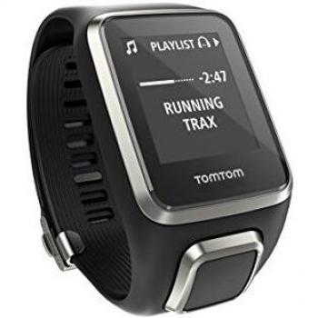 TomTom Spark Cardio+Music Premium Edition – Schwarze Uhr, L
