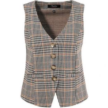 Aniston Casual Karo-Design Sweatweste – Modisches Must-Have